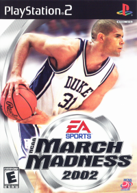 NCAA March Madness 2002 Playstation 2 US box art